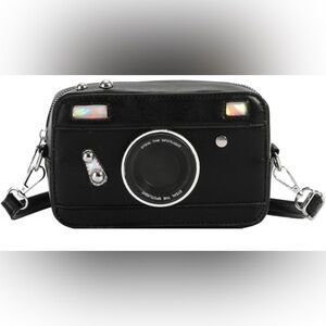 Black Camera Novelty Women's Crossbody Box Bag NWOT​